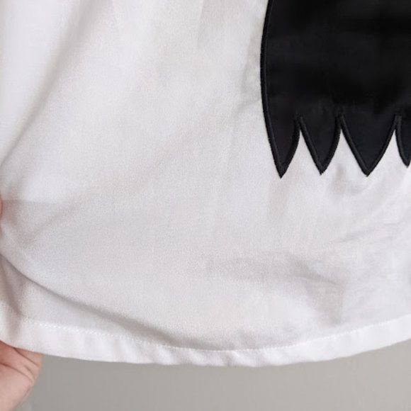 People's Market White Dress with Large Owl Size S - Picture 8 of 11